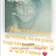 Laura Smet en deuil après la mort de son ami et acteur Clément Thomas, sur Instagram le 31 juillet 2019.