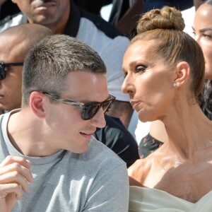 Celine Dion, Pepe Munoz - Front row du Défilé de mode Haute-Couture Automne/Hiver 2019/2020 Alexandre Vauthier à Paris. Le 2 juillet 2019. © Veeren Ramsamy / Christophe Clovis / Bestimage