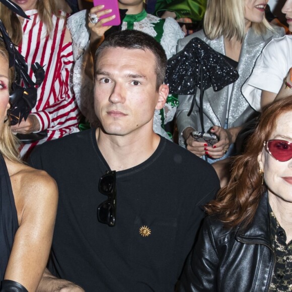 Céline Dion, Pepe Munoz, Isabelle Huppert - People au défilé Schiaparelli haute couture Automne-Hiver 2019/2020 à Paris le 1er juillet 2019. © Olivier Borde/Bestimage