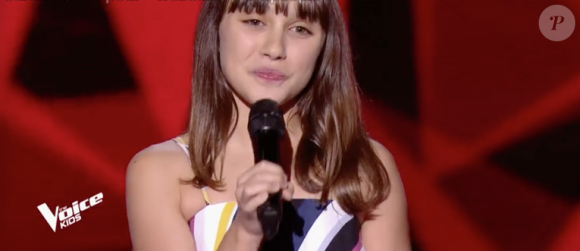 Fanchon dans "The Voice Kids 6" sur TF1, le 23 août 2019.