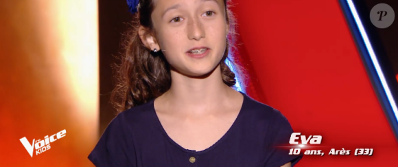 Eva dans "The Voice Kids 6" vendredi 23 août 2019 sur TF1.