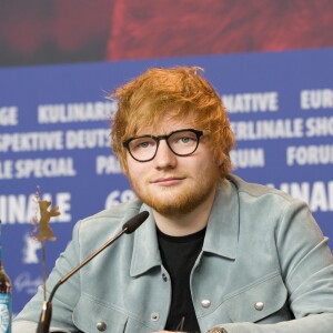 Ed Sheeran à la conférence de presse du film "Songwriter" lors du 68ème Festival du Film de Berlin, La Berlinale. Le 23 février 2018 23/02/2018 - Berlin
