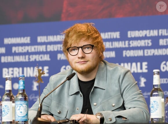 Ed Sheeran à la conférence de presse du film "Songwriter" lors du 68ème Festival du Film de Berlin, La Berlinale. Le 23 février 2018 23/02/2018 - Berlin