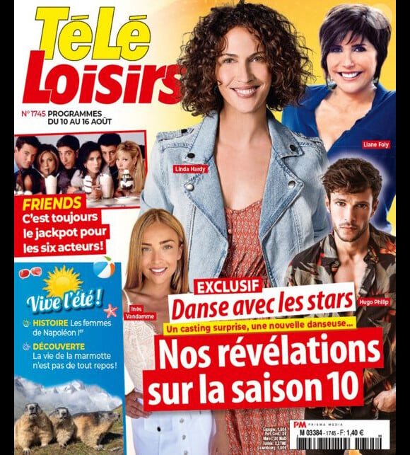 Magazine "Télé Loisirs" en kiosques lundi 5 août 2019.