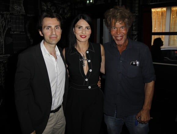 Alexandre Blondieau, Sylvie Ortega Munos, Igor Bogdanov (Bogdanoff) - Sylvie Ortega Munos dédicace son livre "Entre Océan et Mer Noire" au Montana à Paris le 12 Juillet 2018. © Marc Ausset-Lacroix/Bestimage12/07/2018 - Paris