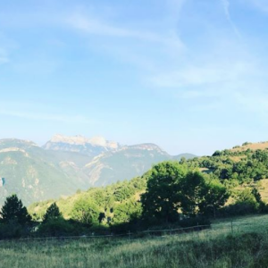 Les vacances estivales d'Alexandra Lamy (été 2019).