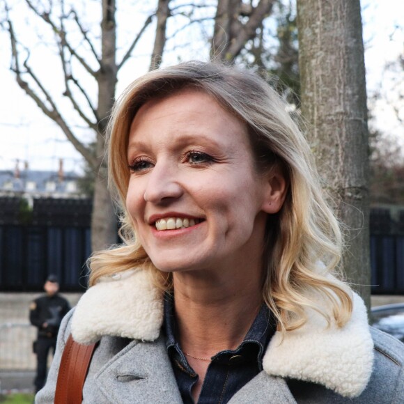 Alexandra Lamy - les invitées de M.Drucker arrivent au studio Gabriel pour l'enregistrement de l'émission Vivement Dimanche, Paris, le 18 mars 2019.18/03/2019 -