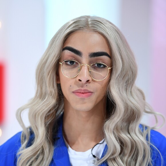 Exclusif - Bilal Hassani - Enregistrement de l'émission "Vivement Dimanche prochain" au studio Gabriel à Paris, présentée par M.Drucker et diffusée le 21 avril 2019 sur France 2. Le 10 avril 2019 © Guillaume Gaffiot / Bestimage