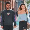 Bella Hadid et son compagnon The Weeknd se baladent main dans la main dans les rues de New York, le 1er novembre 2018