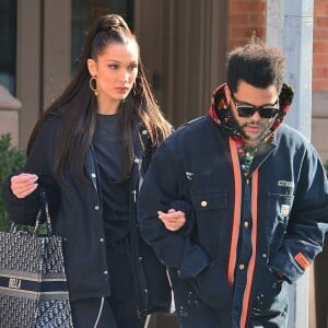 Bella Hadid au bras de son petit ami The Weeknd à New York Le 01 février 2019