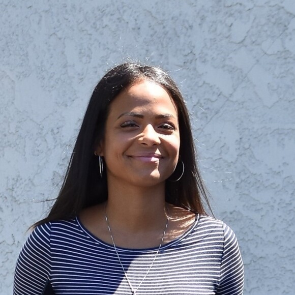 Christina Milian, enceinte, fait ses courses à Los Angeles le 2 août 2019.