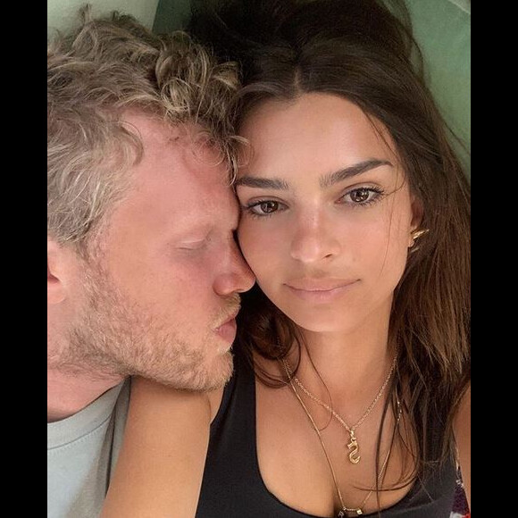Emily Ratajkowski et son mari Sebastian Bear-McClard. Août 2019.