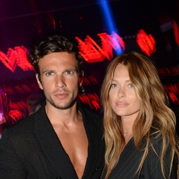 Exclusif - Caroline Receveur et son fiancé Hugo Philip au VIP Room à Saint-Tropez. Le 10 août 2018 © Rachid Bellak / Bestimage