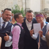 Mathieu de "Pékin Express 2019" a épousé sa compagne. Un mariage qui s'est déroulé en Bourgogne le 10 août 2019. Plusieurs participants à l'émission été invités. On peut voir sur cette photo Steve, Thomas, Briac, Mathieu, Fabrice et Martine.