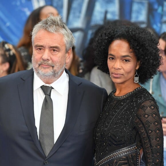 Luc Besson et sa femme Virginie Besson à la première de 'Valerian' au Cineworld à Leicester Square à Londres, le 24 juillet 2017