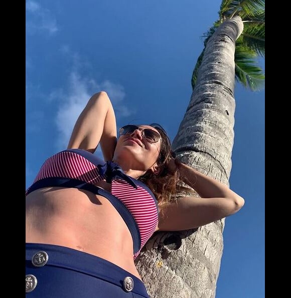 Fabienne Carat à Punta Cana. Juillet 2019.