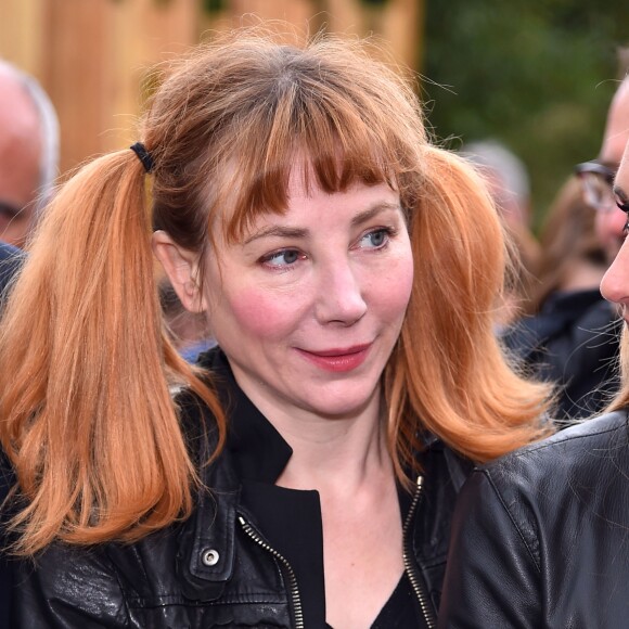 Julie Depardieu, la marraine et présidente du jury du 1er Festival des Jardins de la Côte d'Azur, participe à l'ouverture du festival. Nice, le 1er avril 2017. © Bruno Bebert/Bestimage