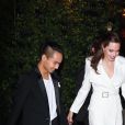Angelina Jolie avec ses fils Maddox Jolie-Pitt et Pax Thien Jolie-Pitt à la sortie de la projection 'D'abord, ils ont tué mon père' à New York, le 14 septembre 2017