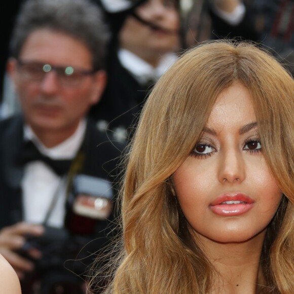 Zahia Dehar - Montée des marches du film "A Hidden Life" lors du 72e Festival International du Film de Cannes, le 19 mai 2019.