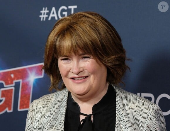 Susan Boyle à l'émission "America's Got Talent" à Los Angeles, le 20 août 2019.