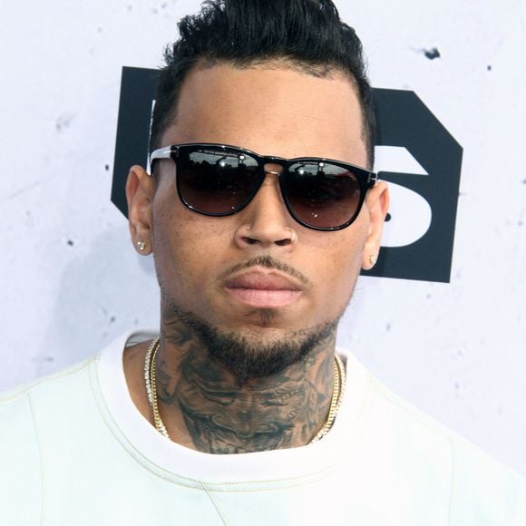 Chris Brown - Photocall de la soirée des iHeartRadio Music Awards à Inglewood, le 3 avril 2016.