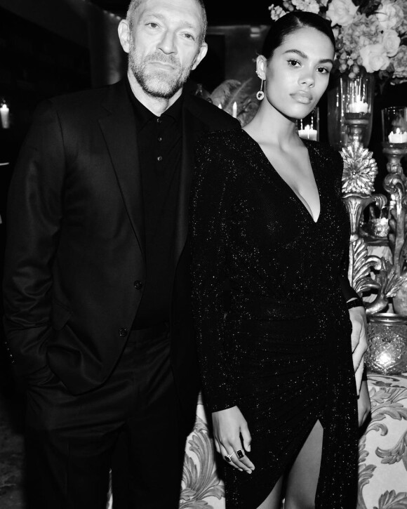 Vincent Cassel et Tina Kunakey sur Instagram.
