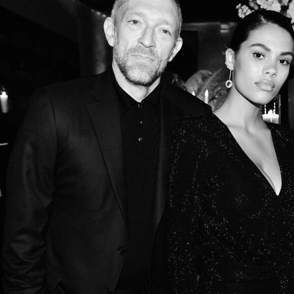 Vincent Cassel et Tina Kunakey sur Instagram.