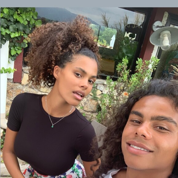 Tina Kunakey et son frère Zakari sur Instagram.