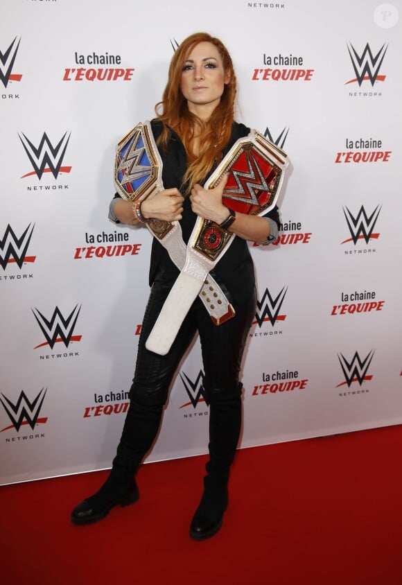 Becky Lynch à la soirée WWE Live Event à l'Accor Hotels Arena à Paris le 14 mai 2019. © Marc Ausset-Lacroix/Bestimage