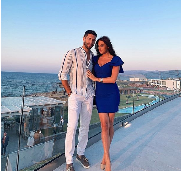 Samir Benzema et Mélanie en Grèce, le 21 juillet 2019