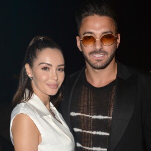 Nabilla Benattia (enceinte) et son mari Thomas Vergara au photocall de l'after party "Magnum x Rita Ora" sur la plage privée Magnum lors du 72ème Festival International du Film de Cannes, France,le 16 mai 2019. © Veeren/Bestimage