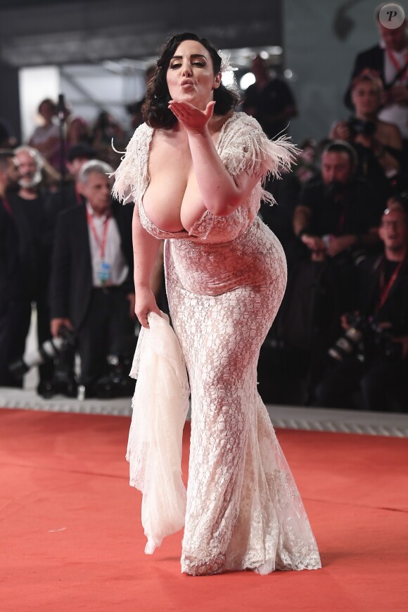 Francesca Giuliano à la première du film "Ad Astra" lors 76e festival du film de Venise, la Mostra, sur le Lido au Palais du cinéma de Venise, Italie, le 29 août 2019.