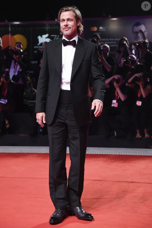 Brad Pitt à la première du film "Ad Astra" lors 76e festival du film de Venise, la Mostra, sur le Lido au Palais du cinéma de Venise, Italie, le 29 août 2019.