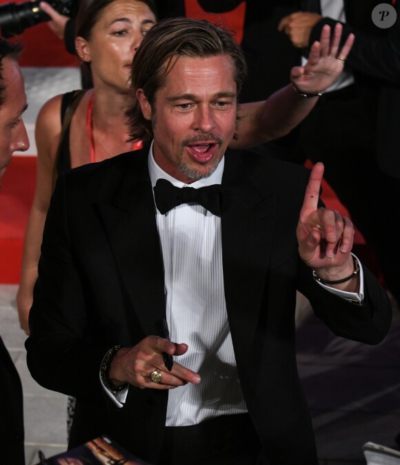 Brad Pitt à la première du film "Ad Astra" lors 76e festival du film de Venise, la Mostra, sur le Lido au Palais du cinéma de Venise, Italie, le 29 août 2019.