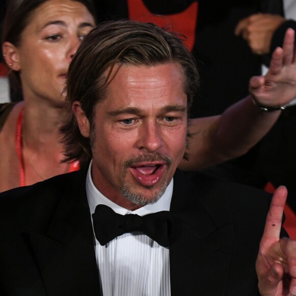 Brad Pitt à la première du film "Ad Astra" lors 76e festival du film de Venise, la Mostra, sur le Lido au Palais du cinéma de Venise, Italie, le 29 août 2019.