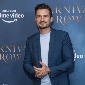 Orlando Bloom et Cara Delevingne lors de la première de la série Amazon Prime Video "Carnival Row" à Londres, le 28 août 2019.28/08/2019 - Londres