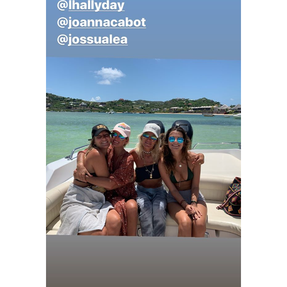 Laeticia Hallyday et ses copines profitent de leurs derniers moments à Saint-Barthélémy- Instagram- 29 août 2019.