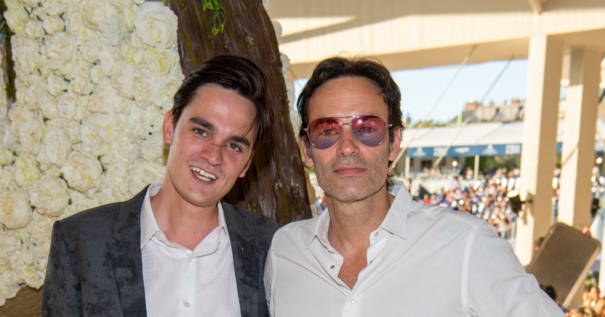 Exclusif - Anthony Delon et son frère Alain-Fabien Delon - Tente