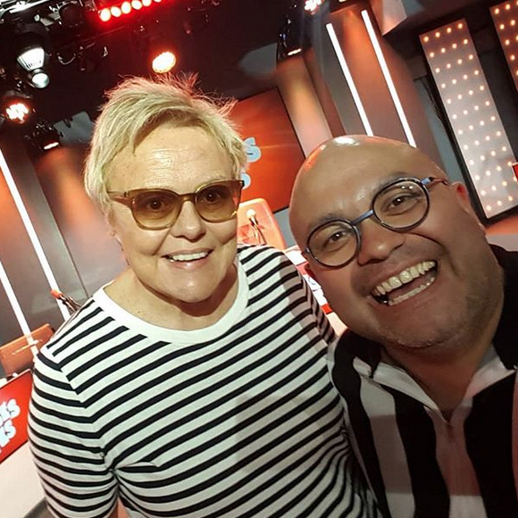 Yoann Riou et Muriel Robin en 2019.