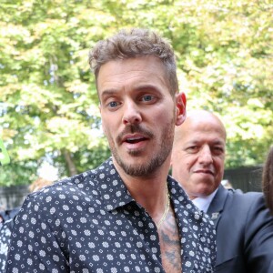 Info - Décès de Mehdi Boureghda, M.Pokora et J. Roch en deuil - Matt Pokora (M. Pokora) arrive à l'enregistrement de l'émission "Vivement Dimanche Prochain" au studio Gabriel à Paris, France, le 21 août 2019.21/08/2019 - 