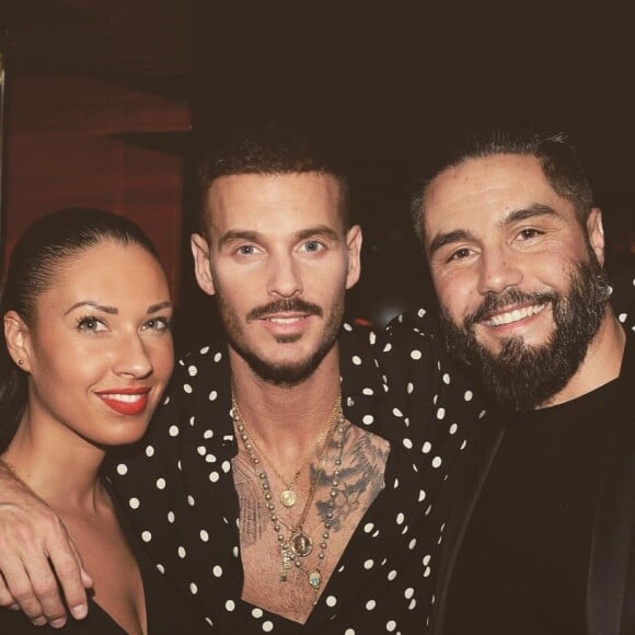 M. Pokora et Mehdi Boureghda au VIP Room, le 9 décembre 2017.