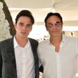 Exclusif - Anthony Delon et son frère Alain-Fabien Delon - Tente - People au dîner - Longines Paris Eiffel Jumping au Champ de Mars à Paris, France, le 5 juillet 2019. © Veeren Ramsamy/Bestimage