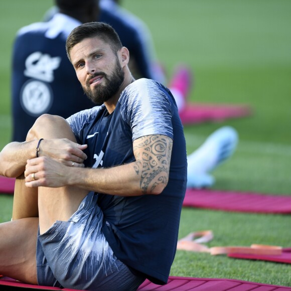 09 OLIVIER GIROUD (FRA) - Entraînement de l'équipe de France de football à Clairefontaine le 3 septembre 2019. © Anthony Bibardi/Panoramic/Bestimage