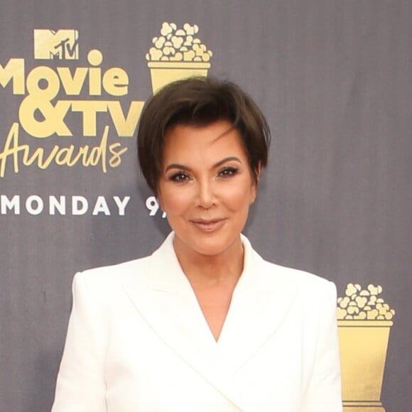 Kris Jenner - Les célébrités posent lors du photocall de la soirée des "MTV Movie And TV Awards" à Santa Monica le 16 juin 2018.