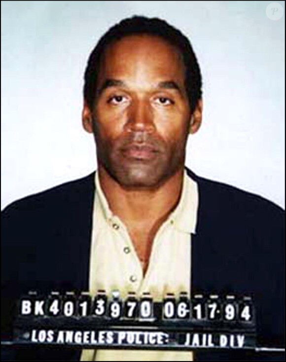 Portrait d'OJ Simpson lors de son arrestation en 1994.