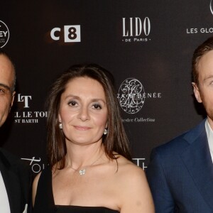 Frank Delay et Adel Kachermi (2be3) - Photocall de la 11ème cérémonie des Globes de Cristal au Lido à Paris, le 30 janvier 2017. © Rachid Bellak / Bestimage