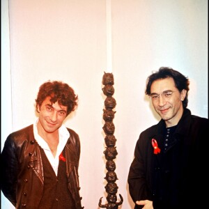 ARCHIVES - Richard Berry et son frère Philippe à la FIAC, le 9 octobre 1993.