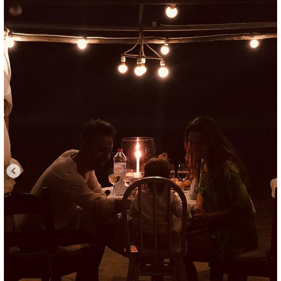 Laetitia Milot, Badri et leur fille Lyana à Madagascar pour fêter les 17 ans de leur rencontre. Septembre 2019.