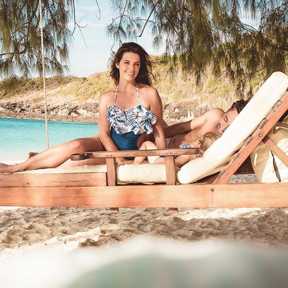 Laetitia Milot, Badri et leur fille Lyana à Madagascar pour fêter les 17 ans de leur rencontre. Septembre 2019.