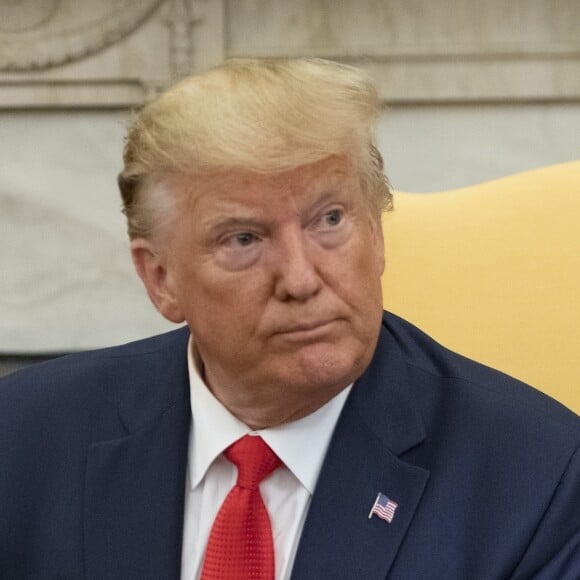 Le président des Etats-Unis Donald Trump - Le gouvernement du président des Etats-Unis a annoncé, à la Maison Blanche, à Washington, The District, Etats-Unis, le11 septembre 2019, que les cigarettes électroniques aromatisées seraient interdites à la vente dans les prochains mois, pour contrecarrer leur succès croissant dans les collèges et lycées américains